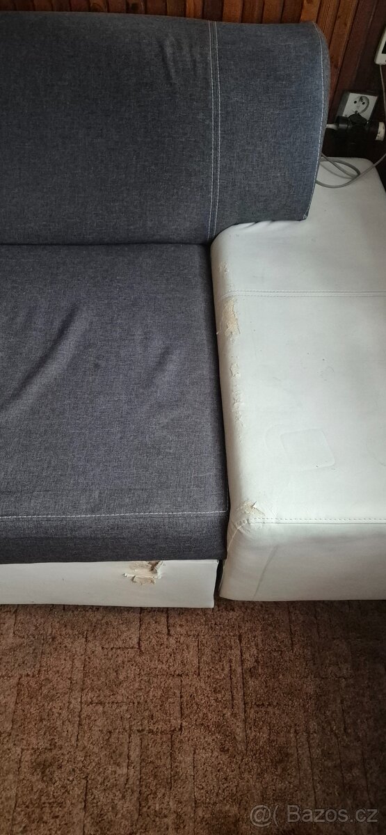 Rohový rozkládací gauč - 2