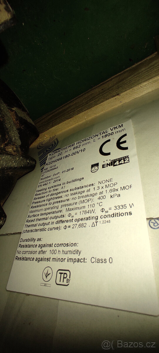 Radiátor Koratherm horizontal VKM typ 22 - 2