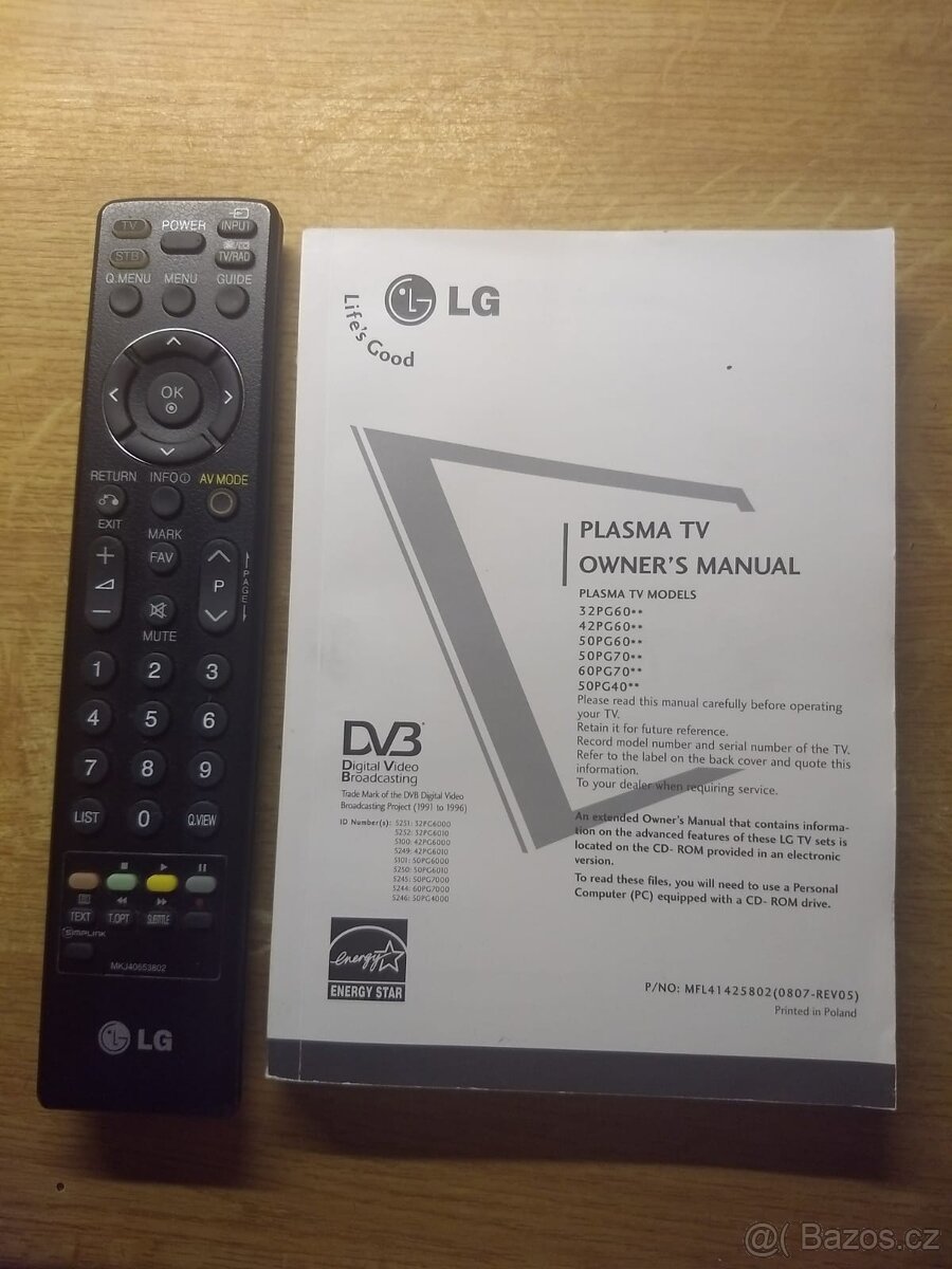 TV LG plazma, 106 cm - 2