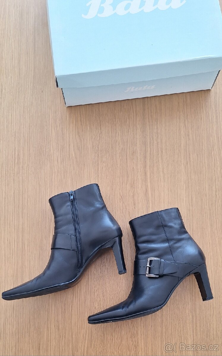 Prodám kožené kozačky BAŤA - 2