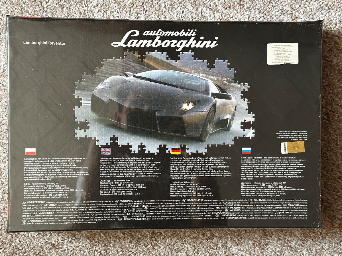 Puzzle Lamborghini Reventón 1000 dílků - 2