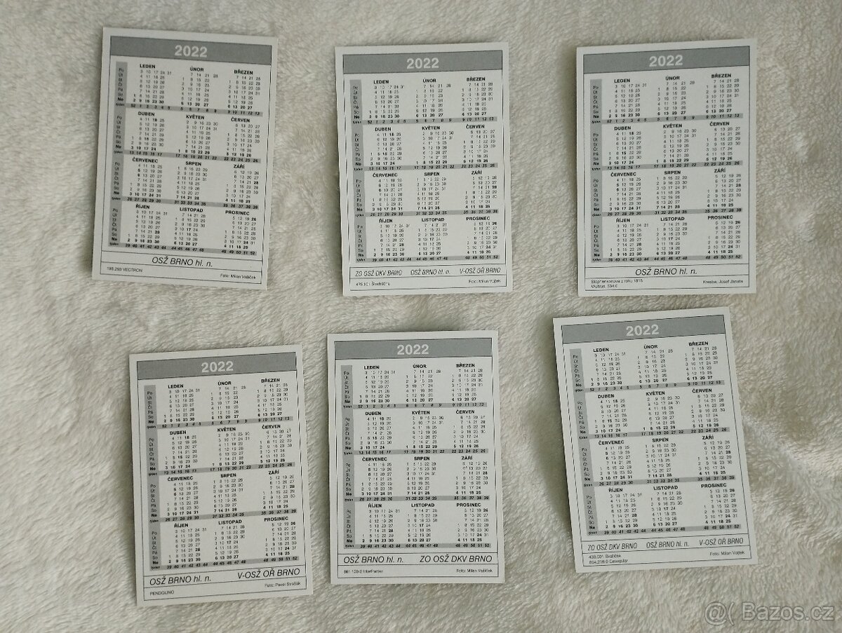 vláčkové kalendáříky a pohlednice - 2