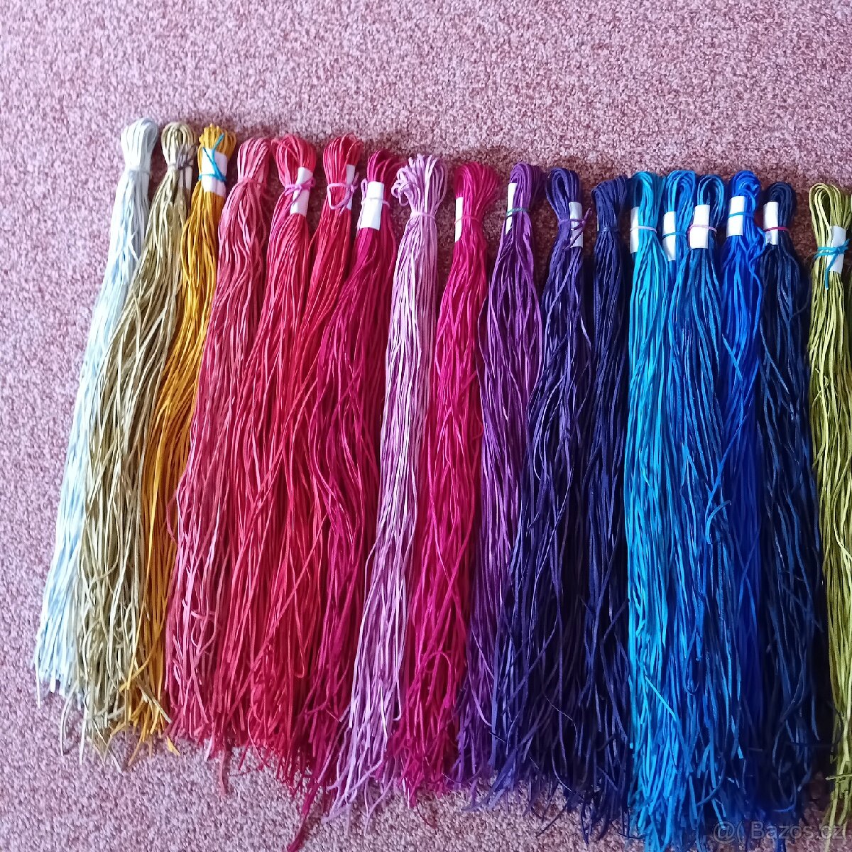 Kožené řemínky, šňůrky, kůžičky 100ks - 2