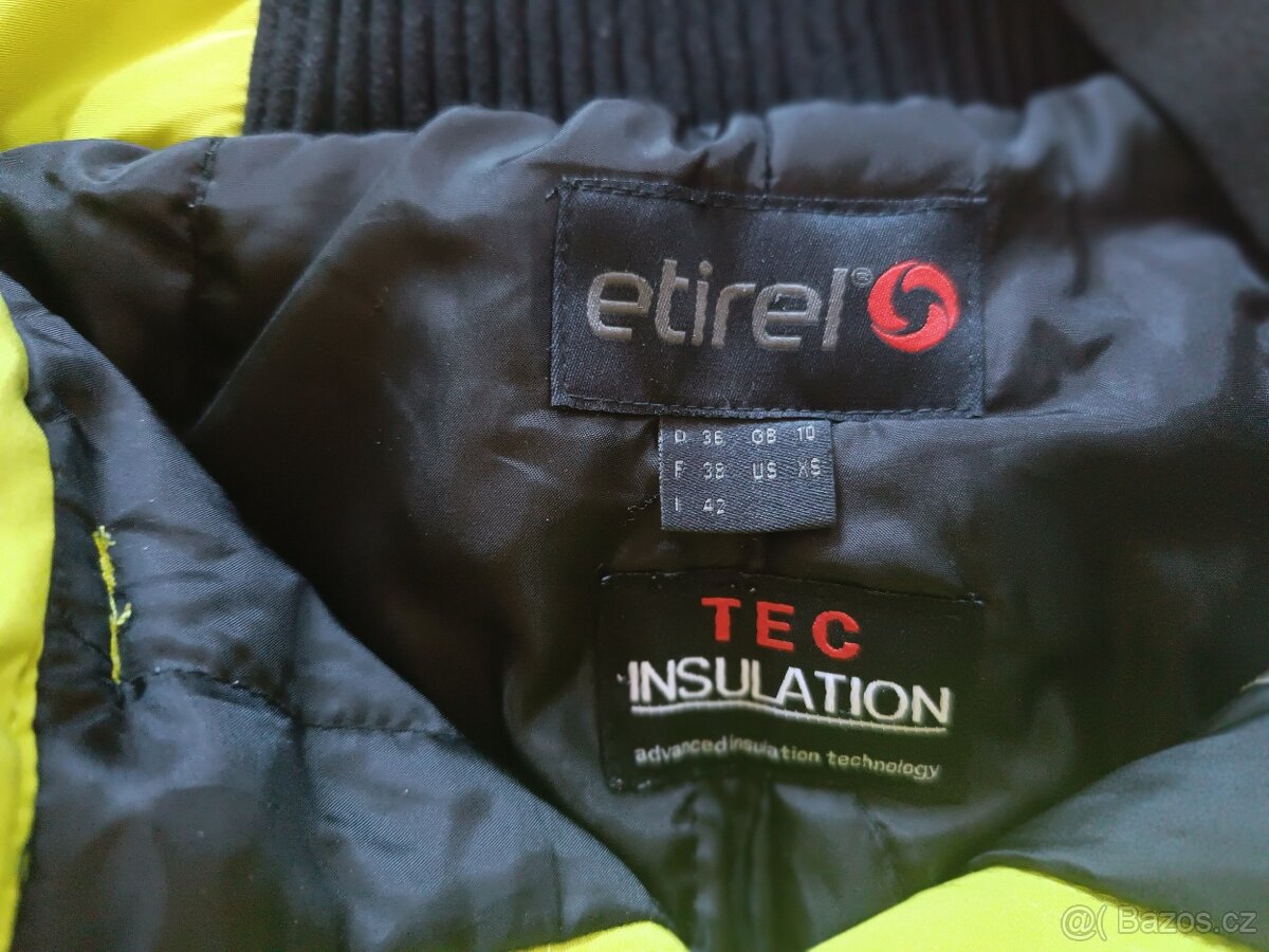 Dámské (dívčí) lyžařské kalhoty Etirel (reflexní zelená) - 2