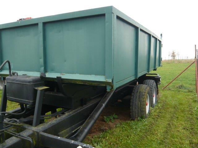 Traktorový nosič kontejnerů hákový NKT-10, s originál doklad - 2