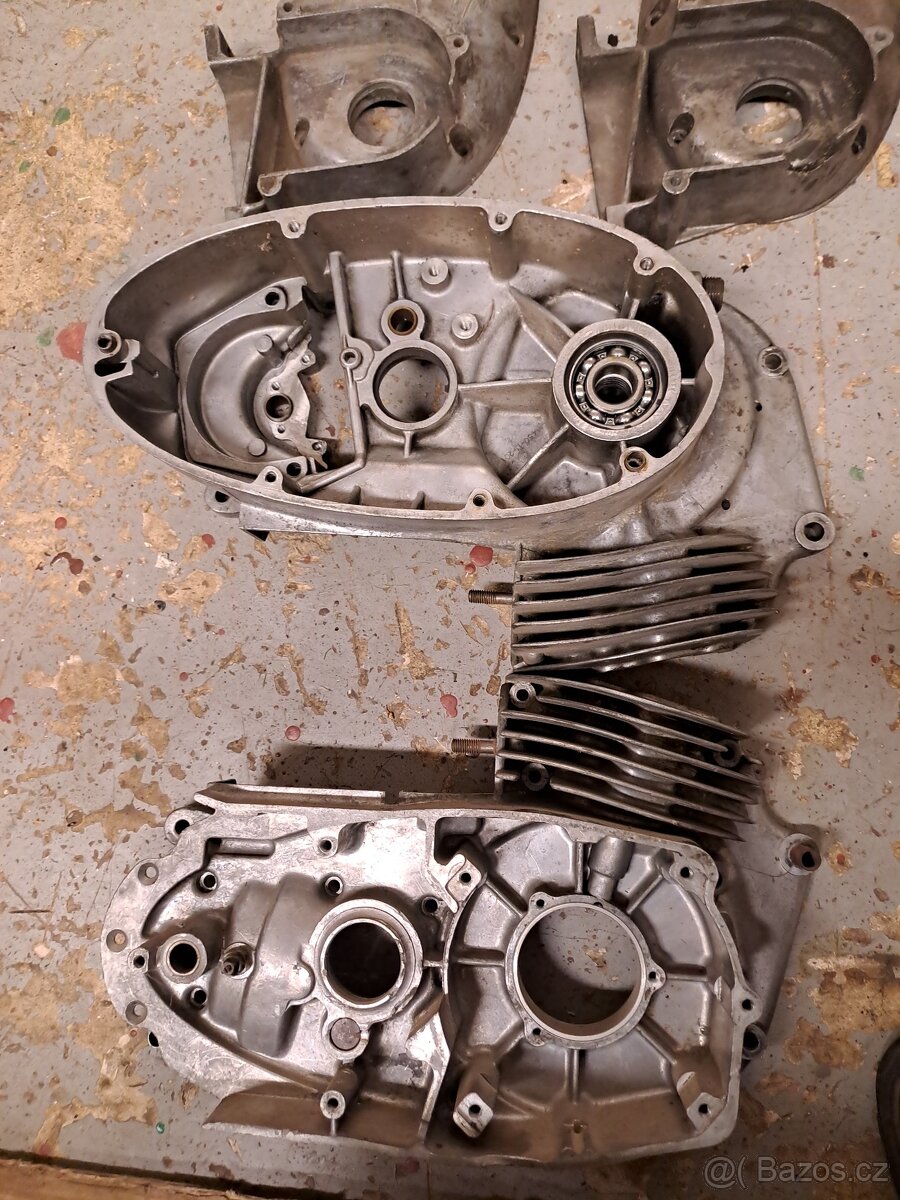 Kartery a dily ČZ 502 skútr - 2