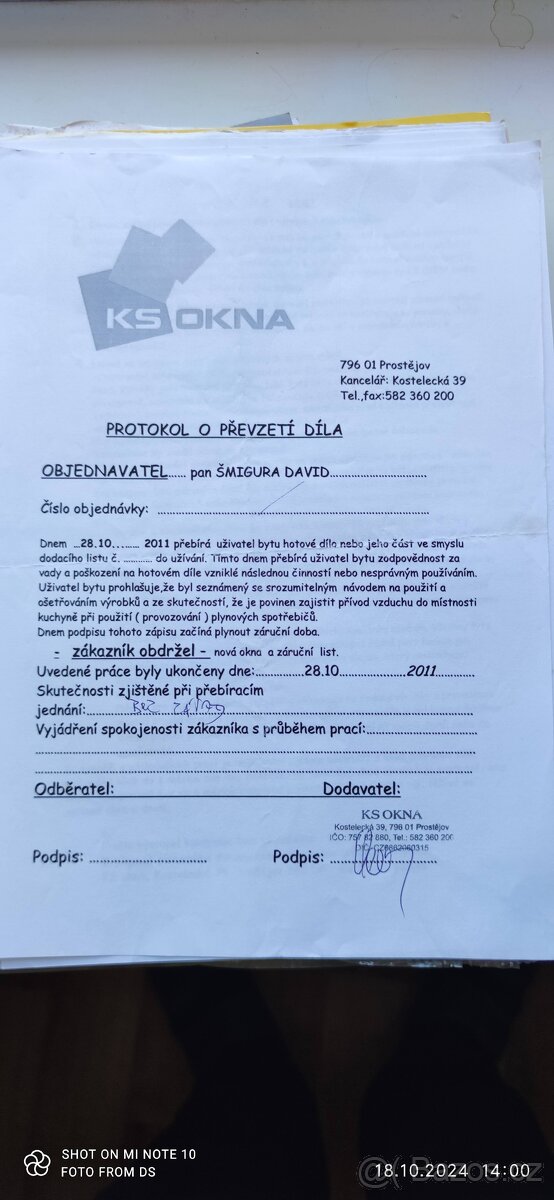 Okno troják 2320x1355mm - 2