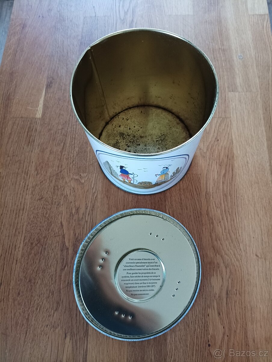 PLECHOVÁ DÓZA HB HENRIOT QUIMPER - 2