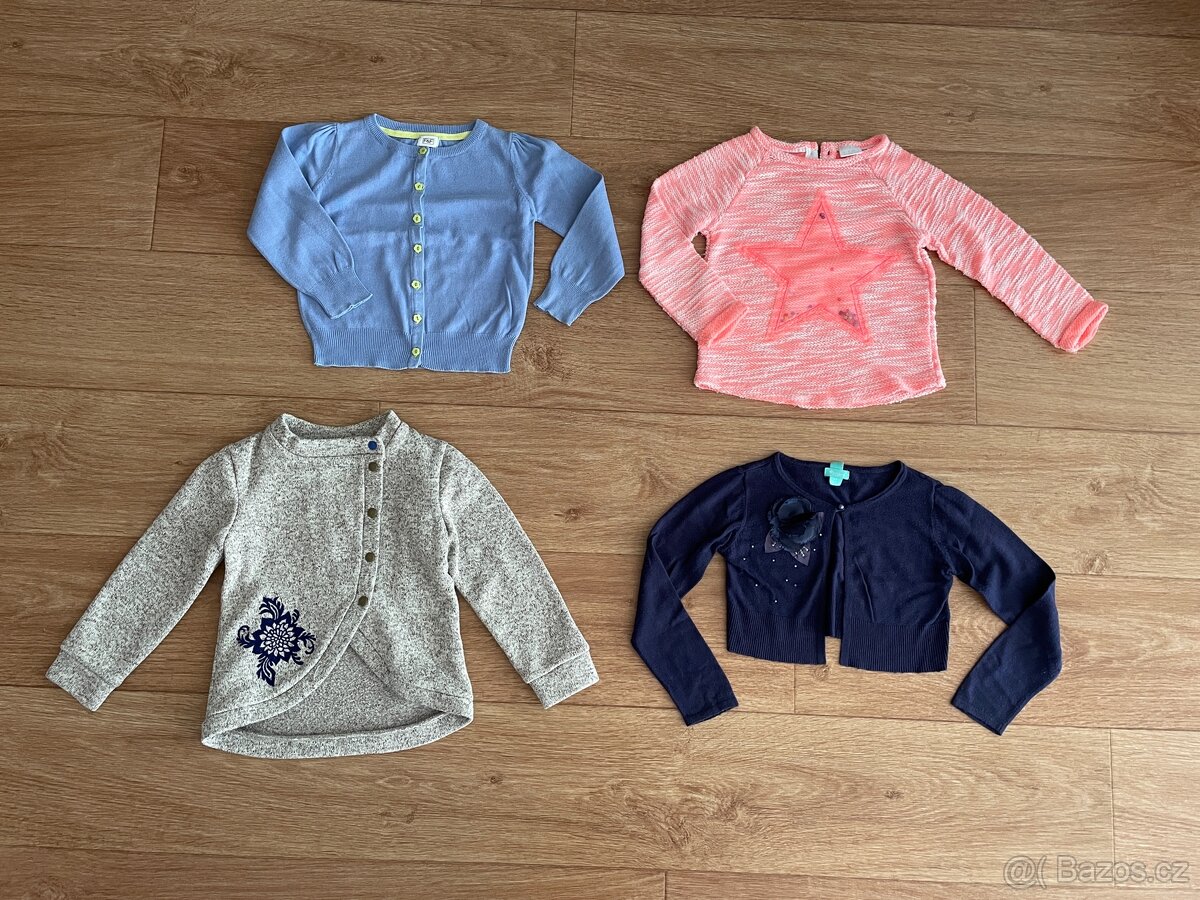Oblečení pro holku 110 - 110/116 - bundy/šaty/trička/kalhoty - 2