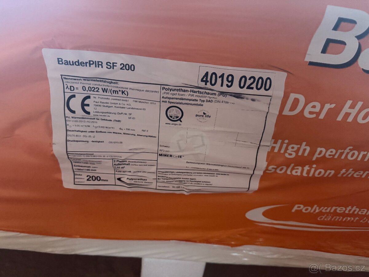 Bauder PIR SF 200 mm - 2