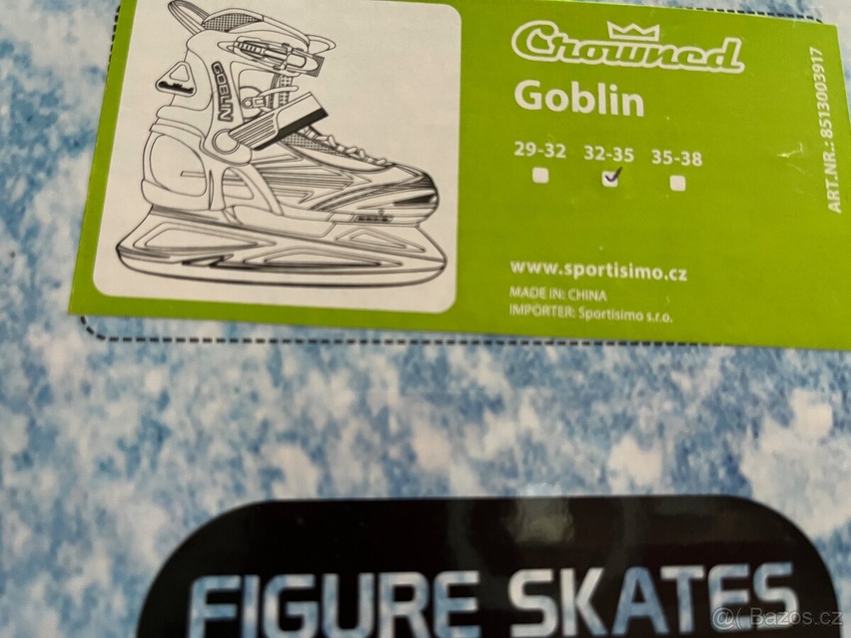 Dětské rostoucí brusle Crowned 32-35 - 2