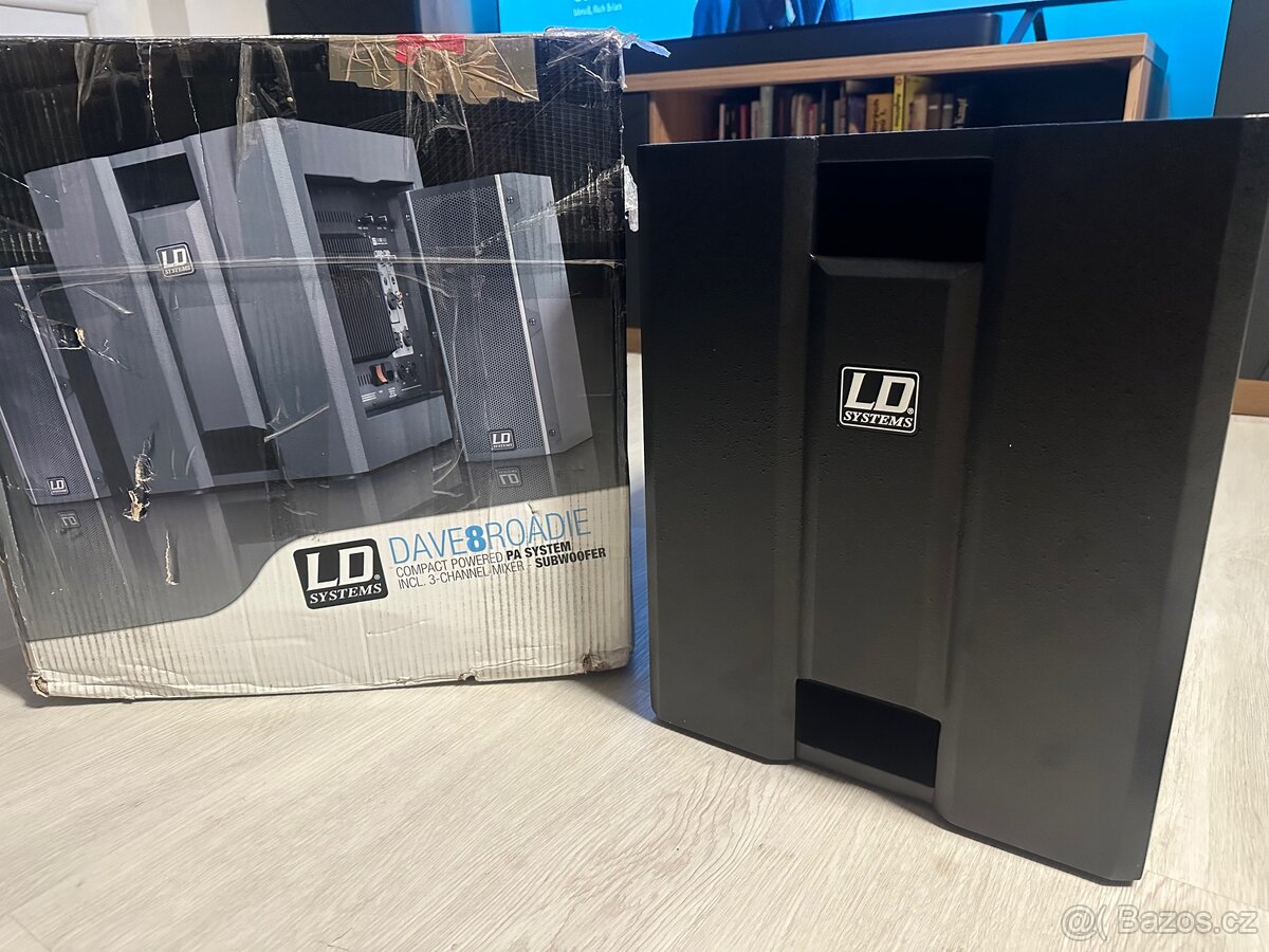 Prodám subwoofer LD system Dave 8 Roadie - 2