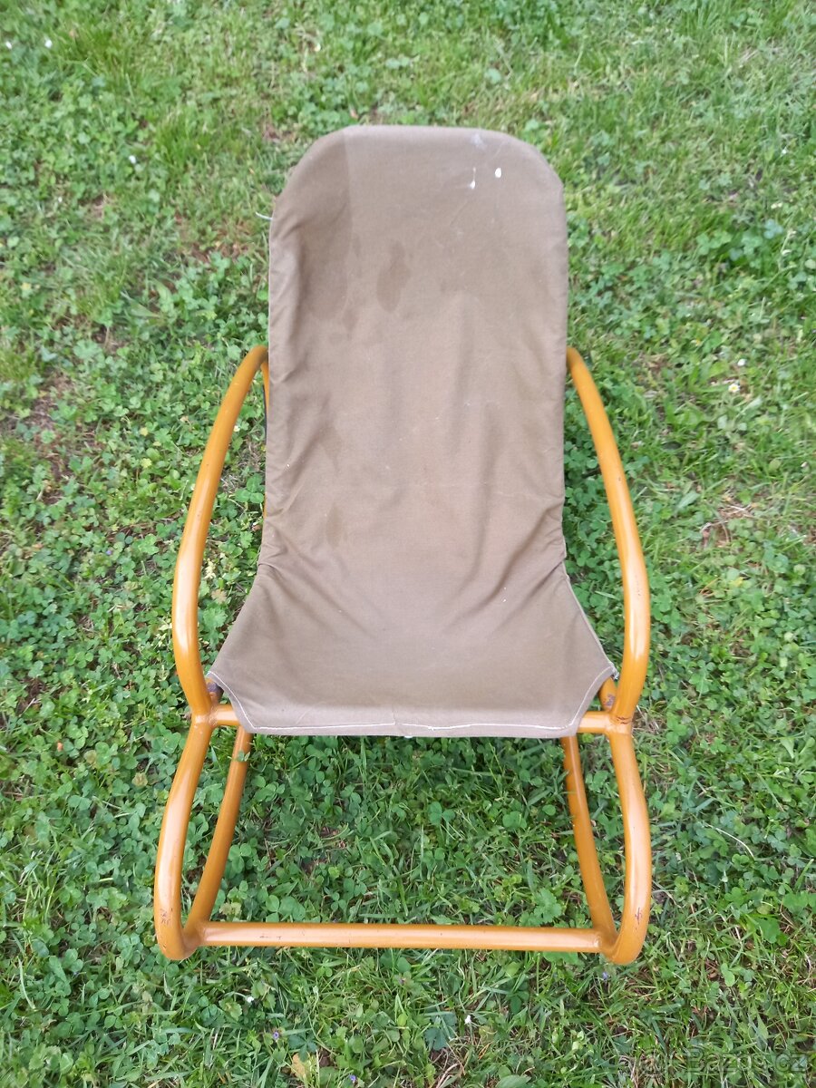 Dětské retro houpací křeslo - 2
