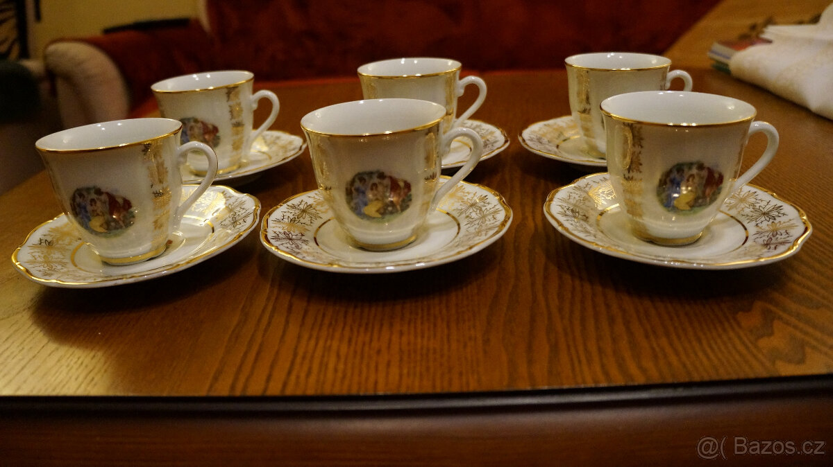 Kávová souprava tři grácie. - 2