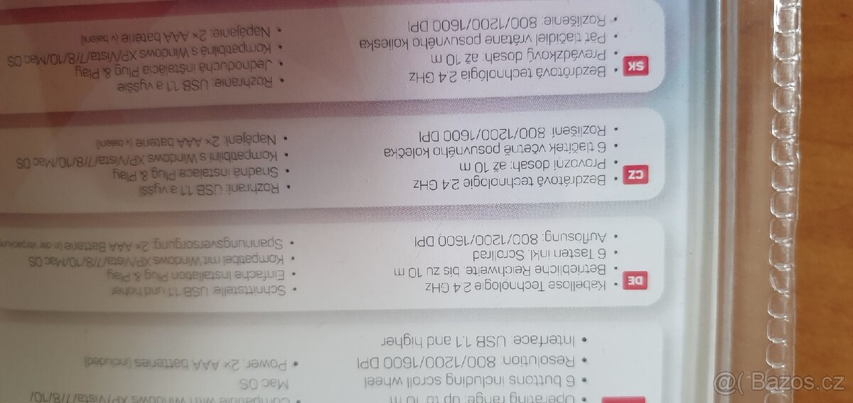 Bezdrátová myš - 2