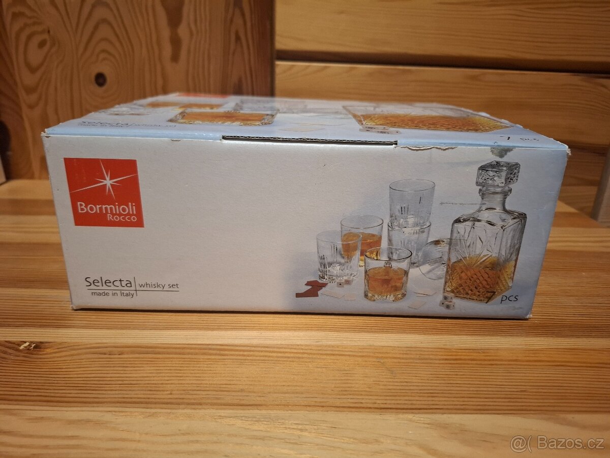 Bormioli Rocco Selecta whisky set 7 ks – nový - 2