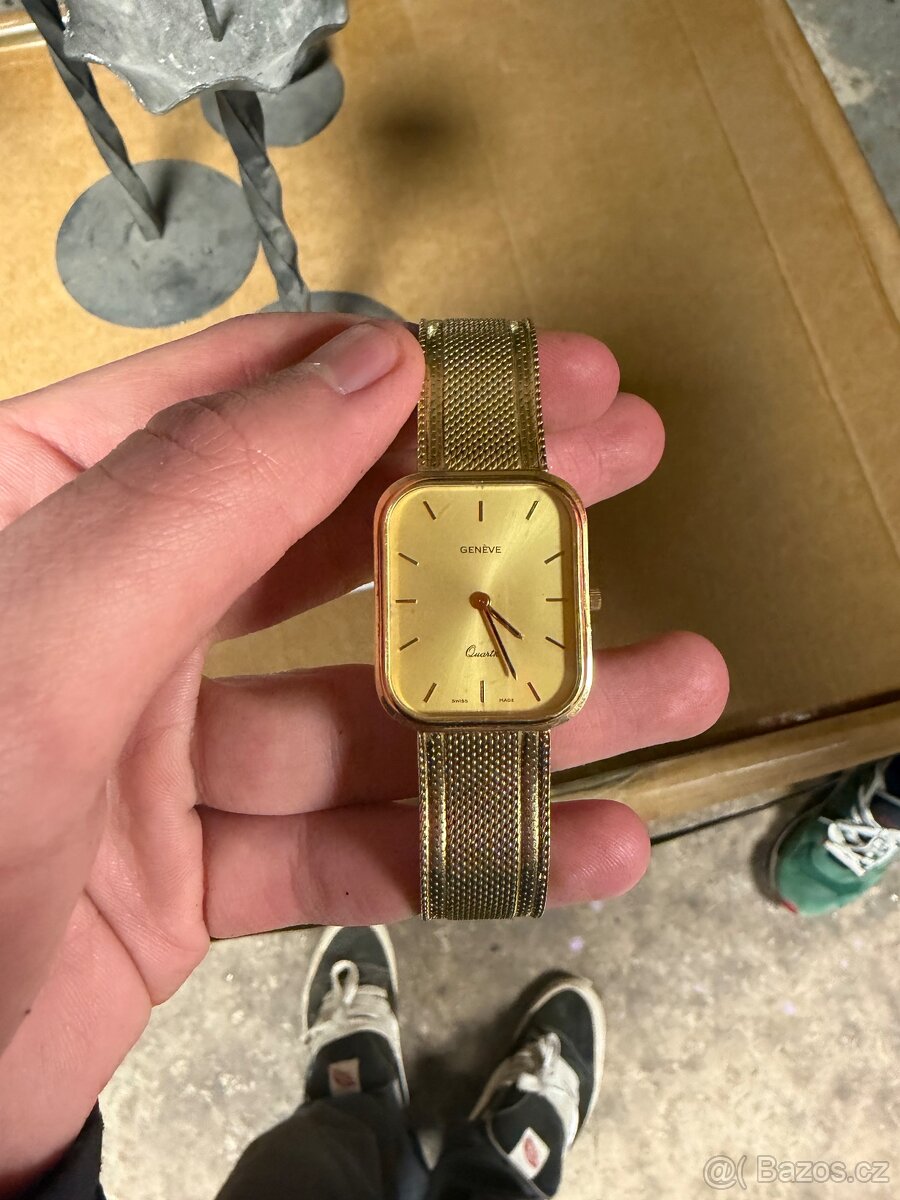 Zlaté Geneva dámské hodinky - 2