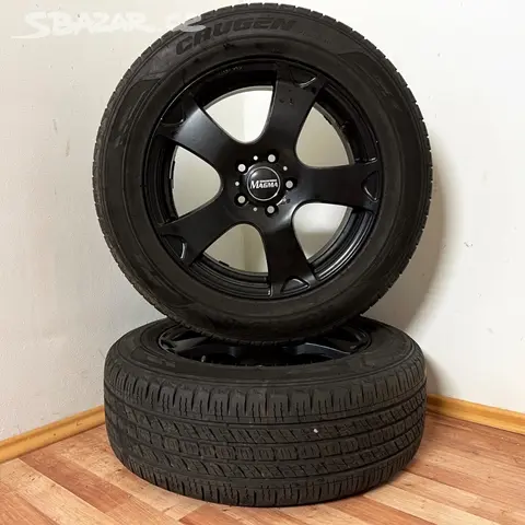 SSANGYONG KORANDO 5x112 R17 ET35+CELOROČNÍ 225/60R17 7/6mm - 2