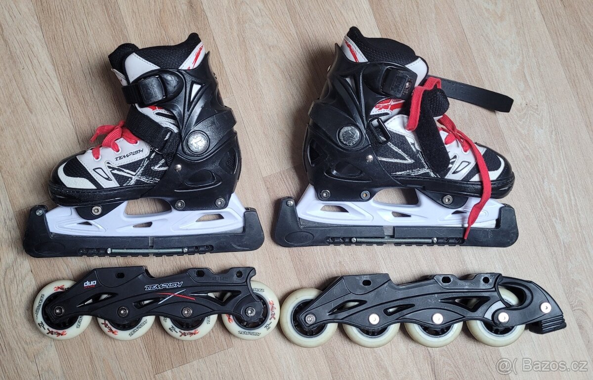 Dětské in-line a lední brusle v jednom - 2
