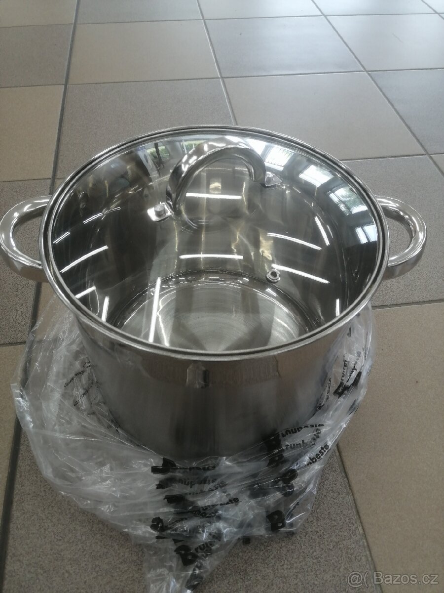 Gastro hrnec nerez velký objem 8litrů vhodny na indukci atd - 2