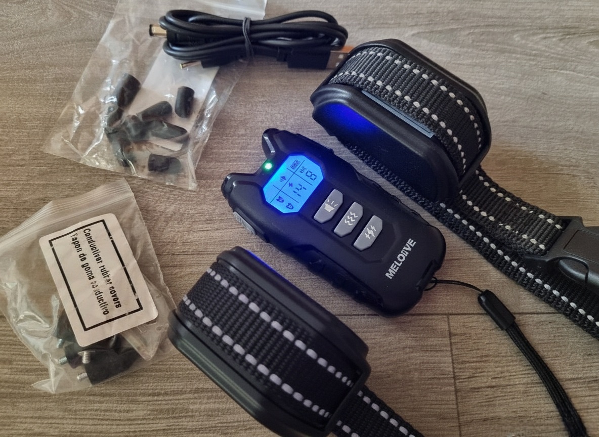 Výcvikový elektrický obojek pro psa 2 dva psy - 2