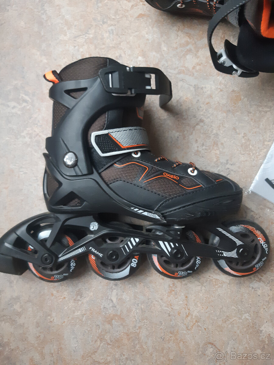 Dětské kolečkové brusle Oxelo a chrániče - 2