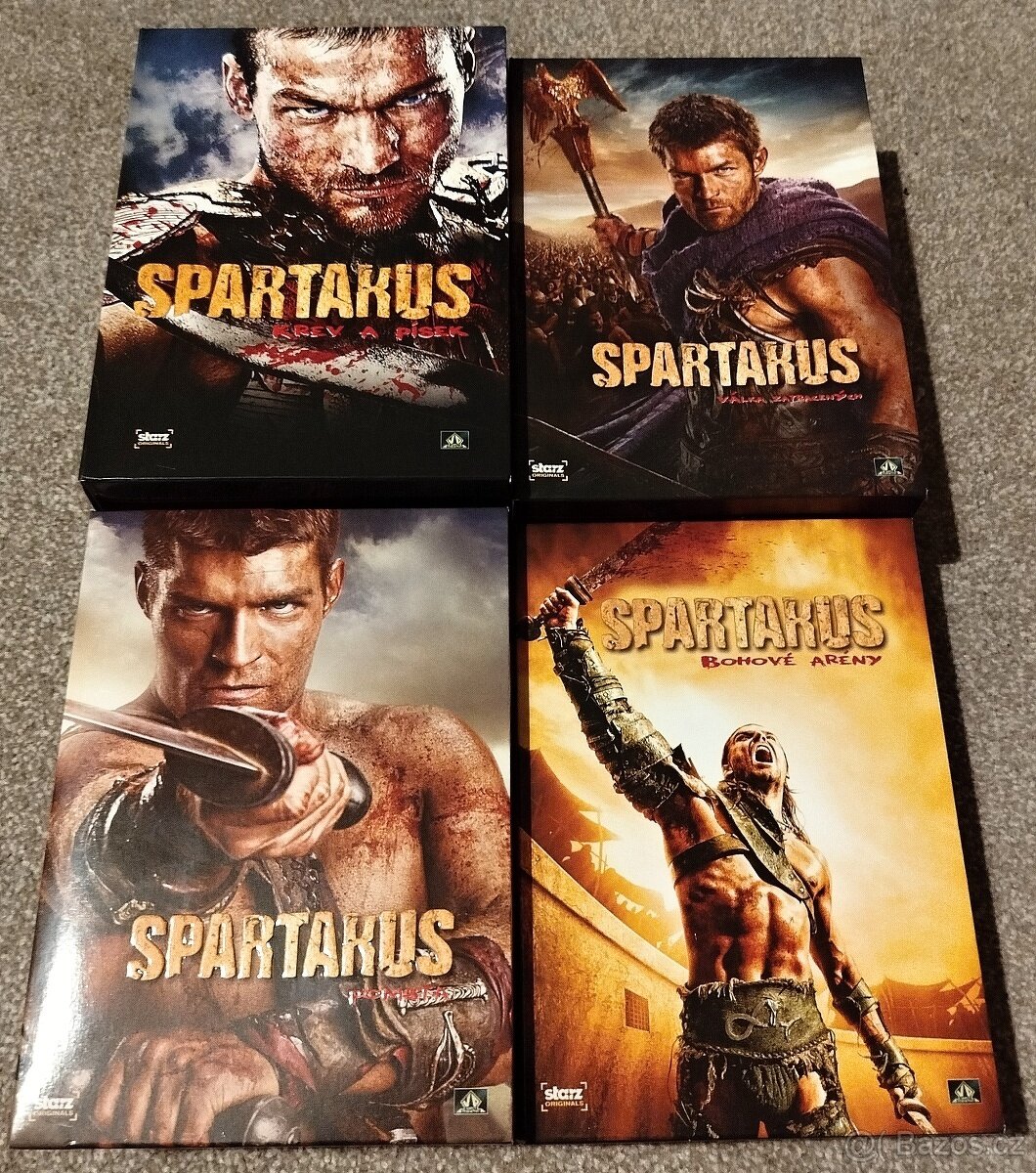 16x DVD - SPARTAKUS (kompletní TV seriál) - NEJLEVNĚJI - 2