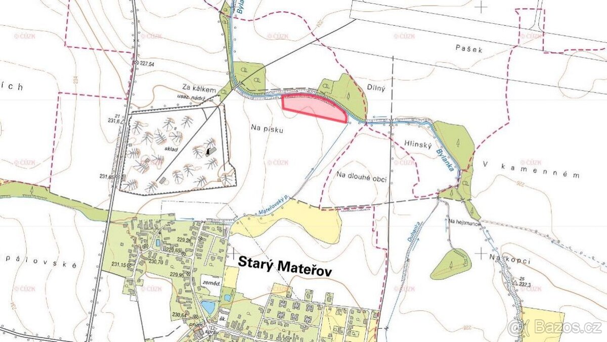 Zemědělská půda, prodej, Starý Mateřov, Pardubice - 2