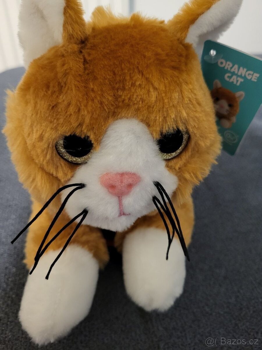 Nová plyšová hračka Rezavá kočička – 28 cm - 2