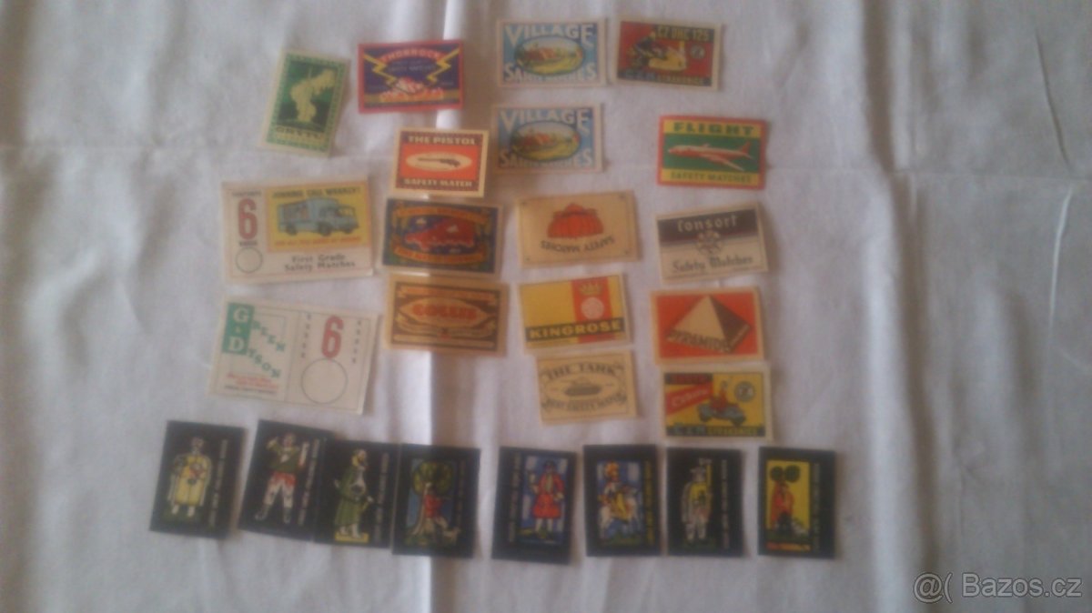 nálepky na sirky - 2