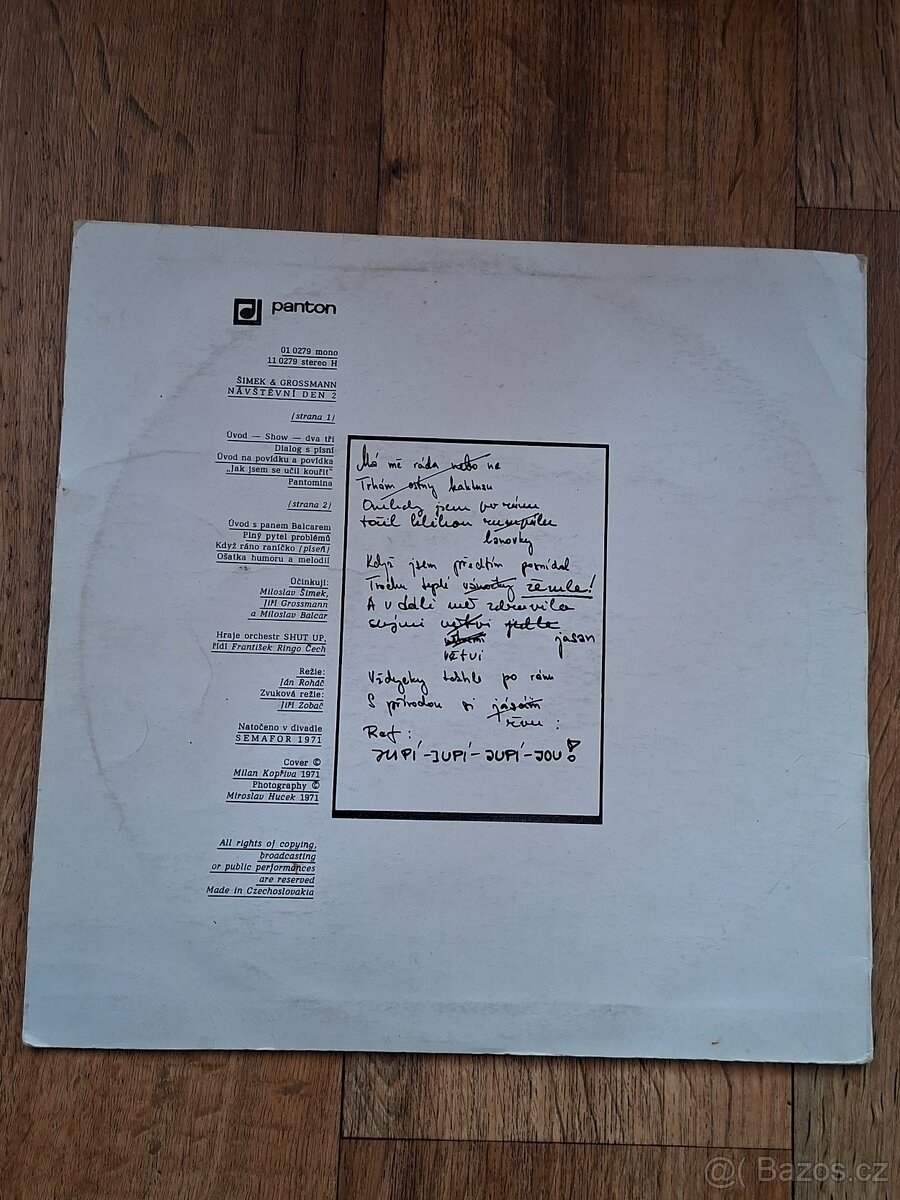 Šimek & Grossmann Návštěvní Den (2) - LP - 2