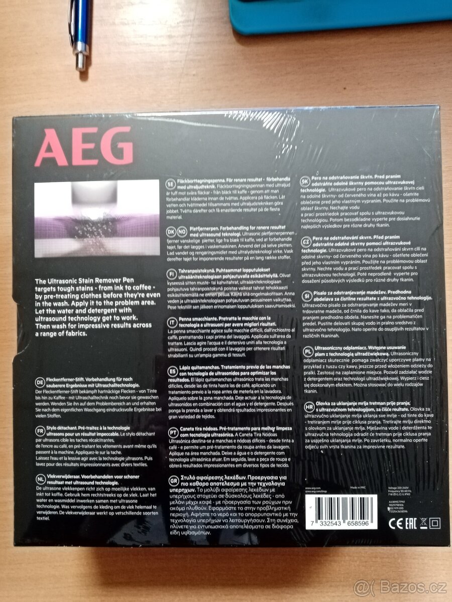 Ultrazvukové pero na odstraňování skvrn AEG - 2