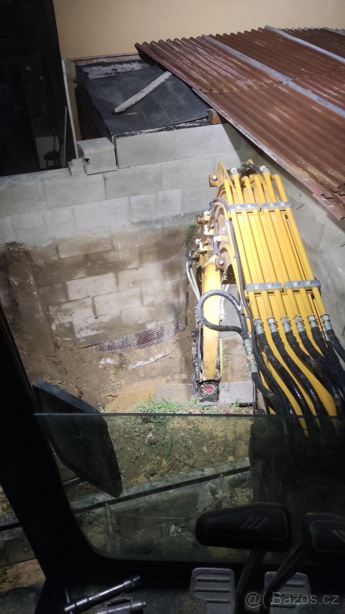 Zemní práce minibagrem + odvoz suti – Turnov, Hrubá Skála - 2