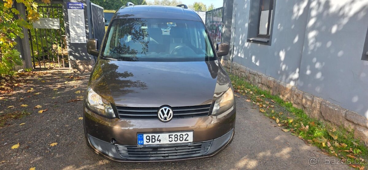 VW Caddy 1,6TDI 75kw rok-2012 - 2
