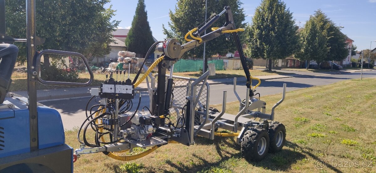 Vyvážečka dřeva, vyvážecí vlek na dřevo - 2