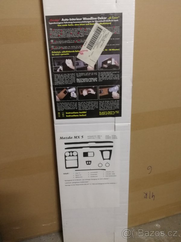 SAMOLEPÍCÍ DEKOR PALUBNÍ DESKY MX-5 - 2