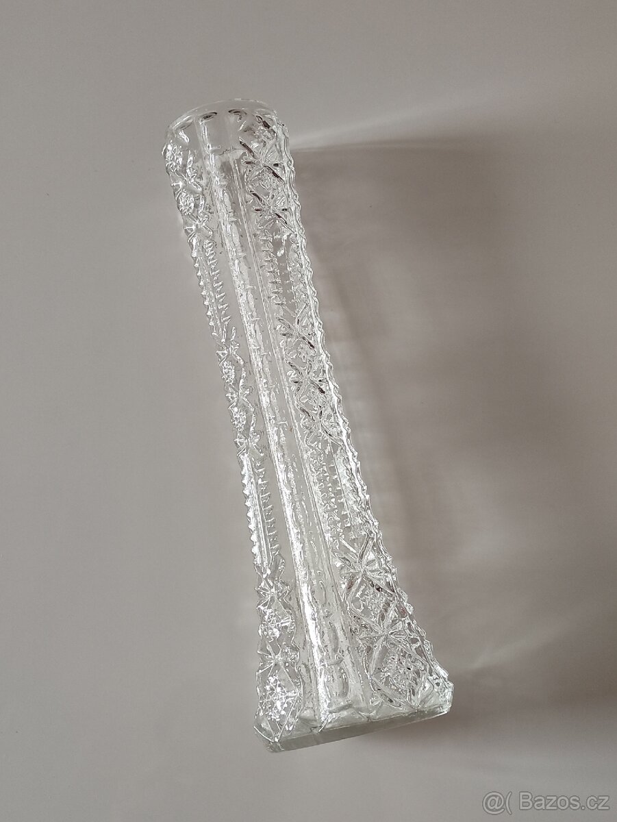 Váza čirá, Crystalex, POŠTOVNÉ 50 Kč - 2