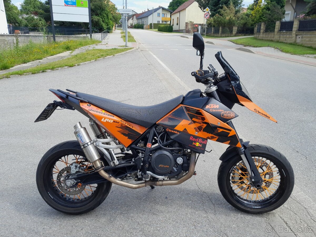KTM SM 690 LC4 2007, rozprodám po dílech - 2