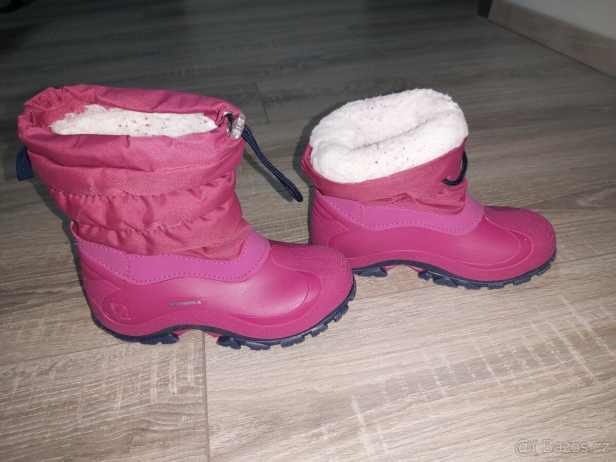 Zateplené zimní dívčí boty Spirale - 2