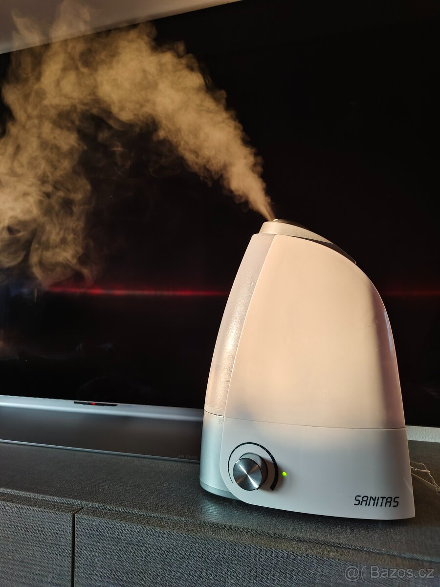 trazvukový Zvlhčovač vzduchu SLB39 SANITAS –JAKO NOVÝ - 2