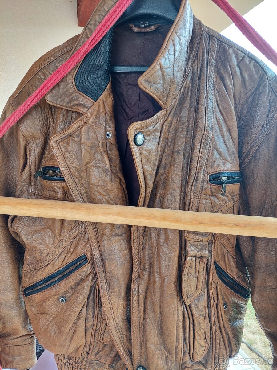 Retro kožená bunda - 2