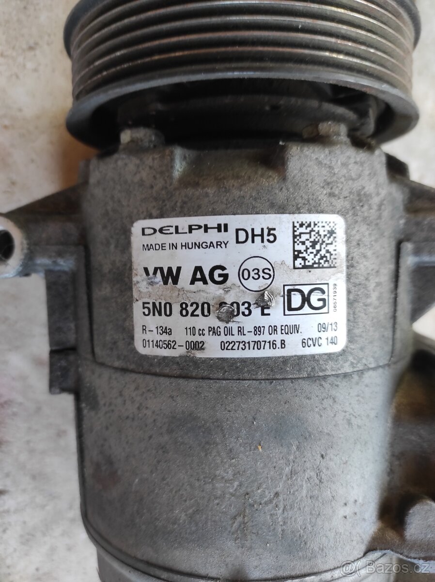 Kompresor klimatizace Škoda,VW, 5N0820803E - 2