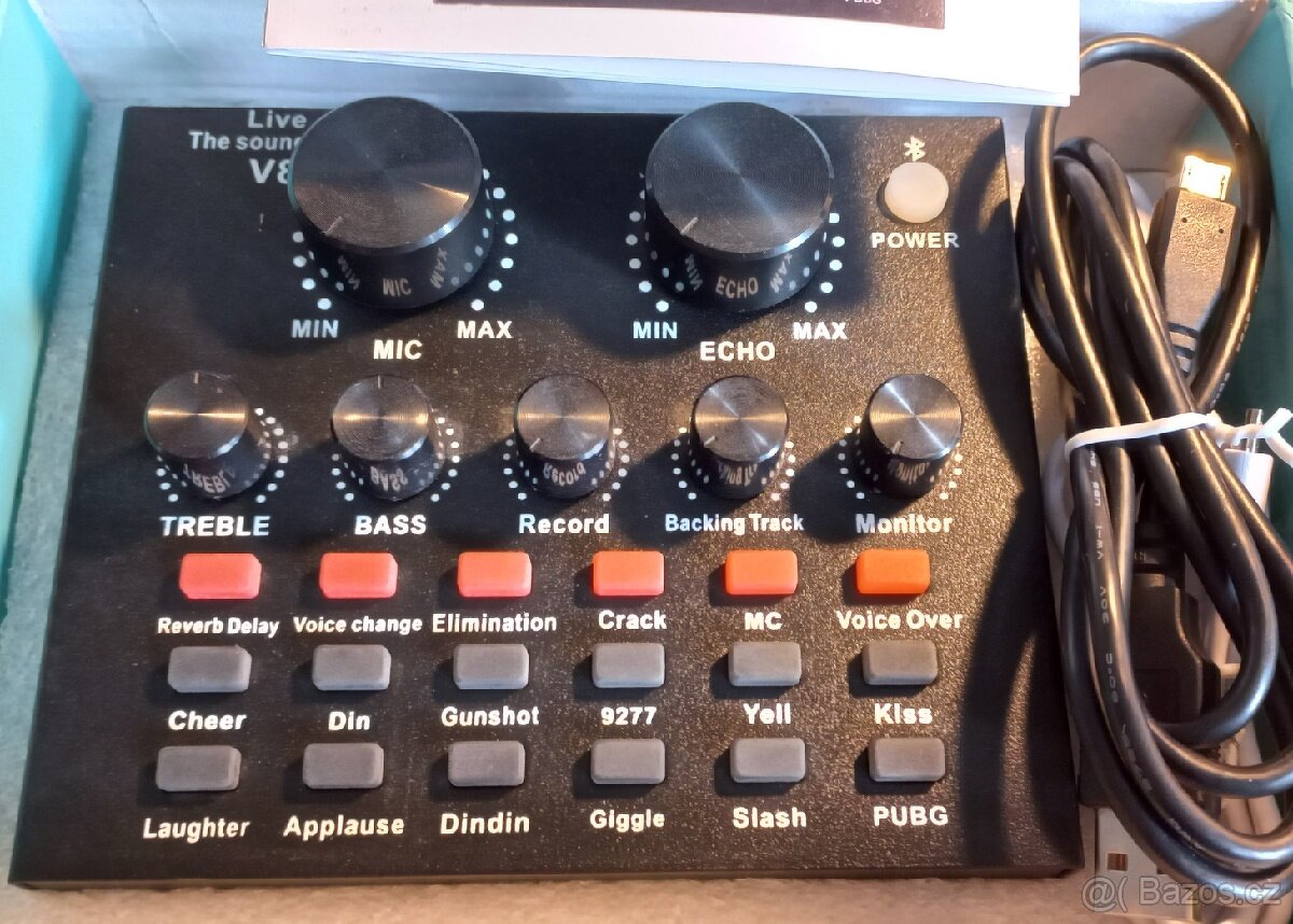 Audio set pro live broadcadting - mixpult + mikrofon - 2