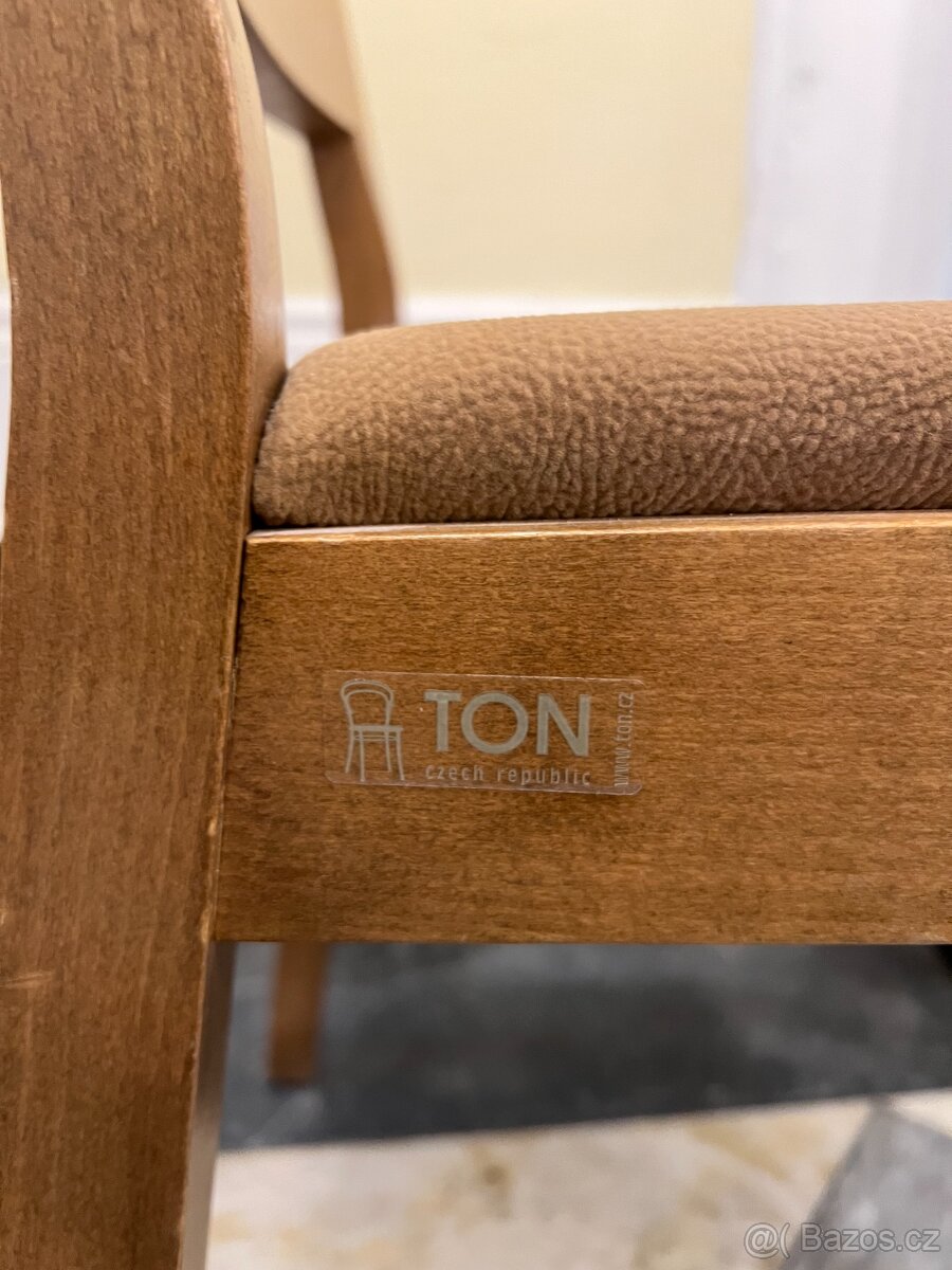 Béžové židle TON - 2