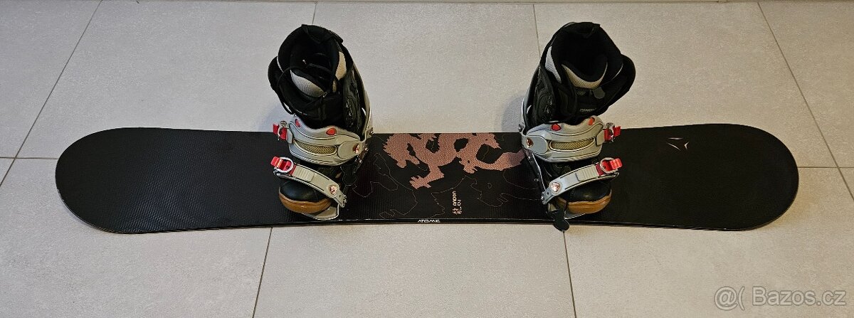 Snowboard Atomic Radon 155cm, boty, vak - 2