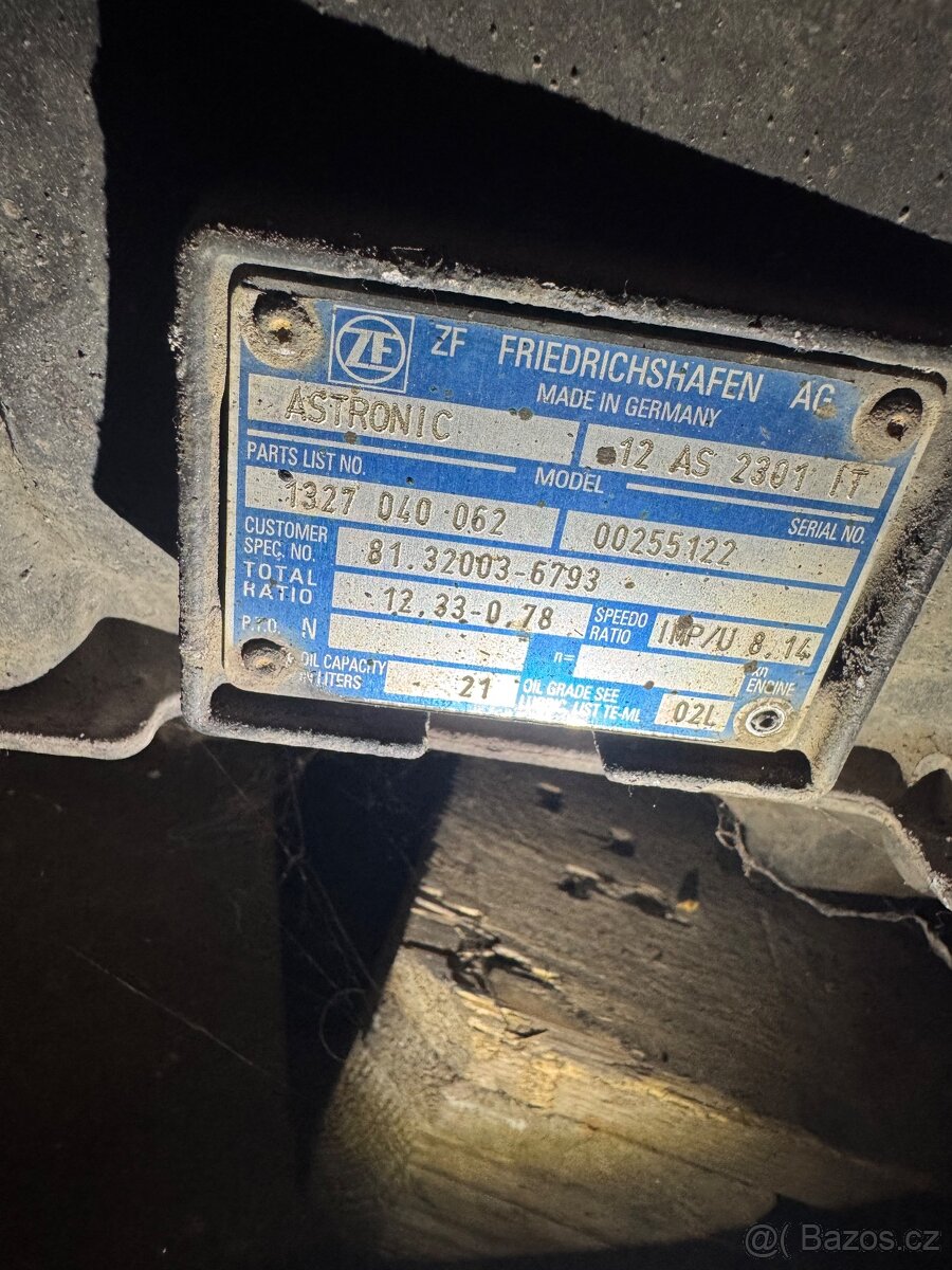 Převodovka ZF astronic - 2