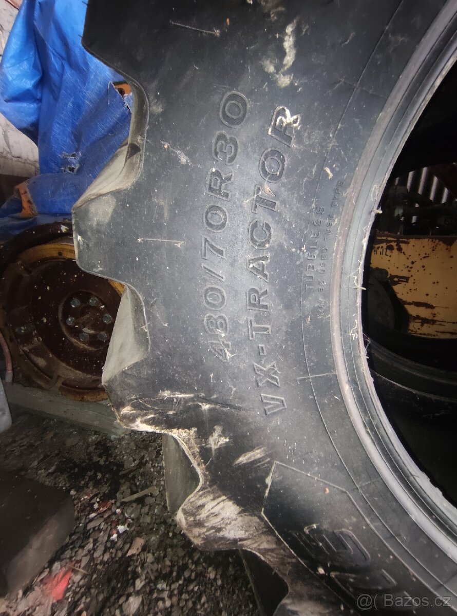 2x Nová Pneu Bridgestone 480/70 R30 VX - 2