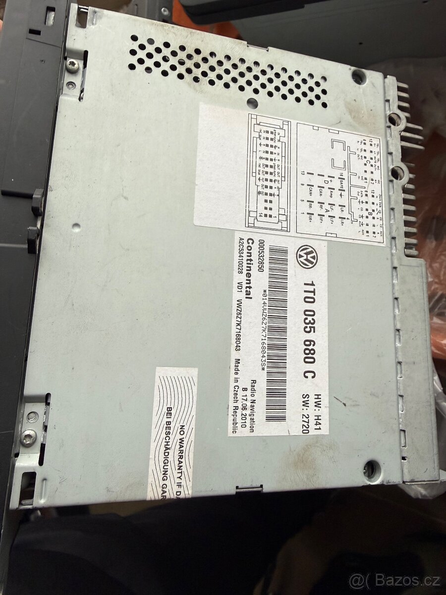 Autorádio, navigace, Volkswagen B6,B7,B8 - 2