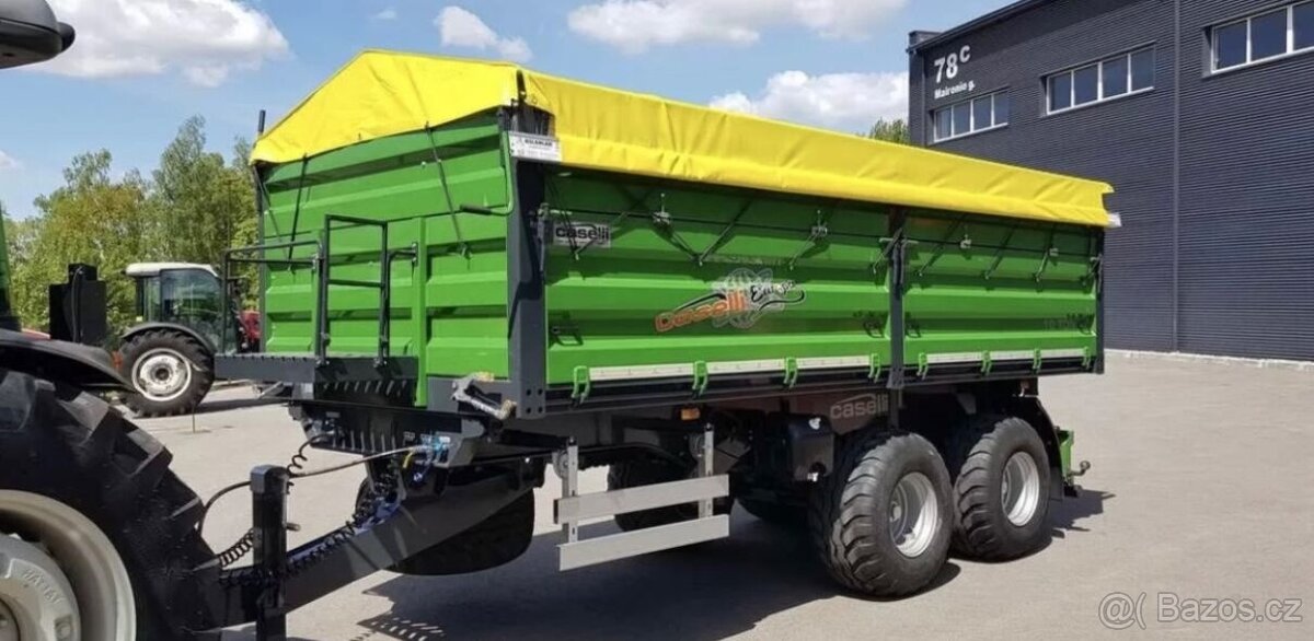 Traktorový vlek caselli 10t tandem - 2