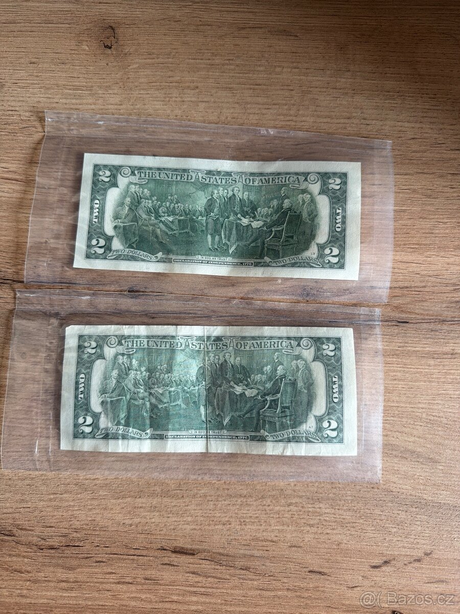 Dvoudolarové bankovky - 2
